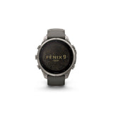Garmin fenix 9 Pro Solar GPS 47mm Smartwatch (Titanium, Pebble/Silver Gray)