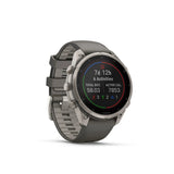 Garmin fenix 9 Pro Solar GPS 47mm Smartwatch (Titanium, Pebble/Silver Gray)