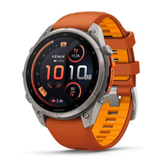 Garmin fēnix 9 Pro 47mm inReach GPS Smartwatch (Titanium, Autumn/Spark Orange)
