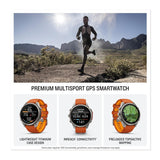 Garmin fēnix 9 Pro 47mm inReach GPS Smartwatch (Titanium, Autumn/Spark Orange)
