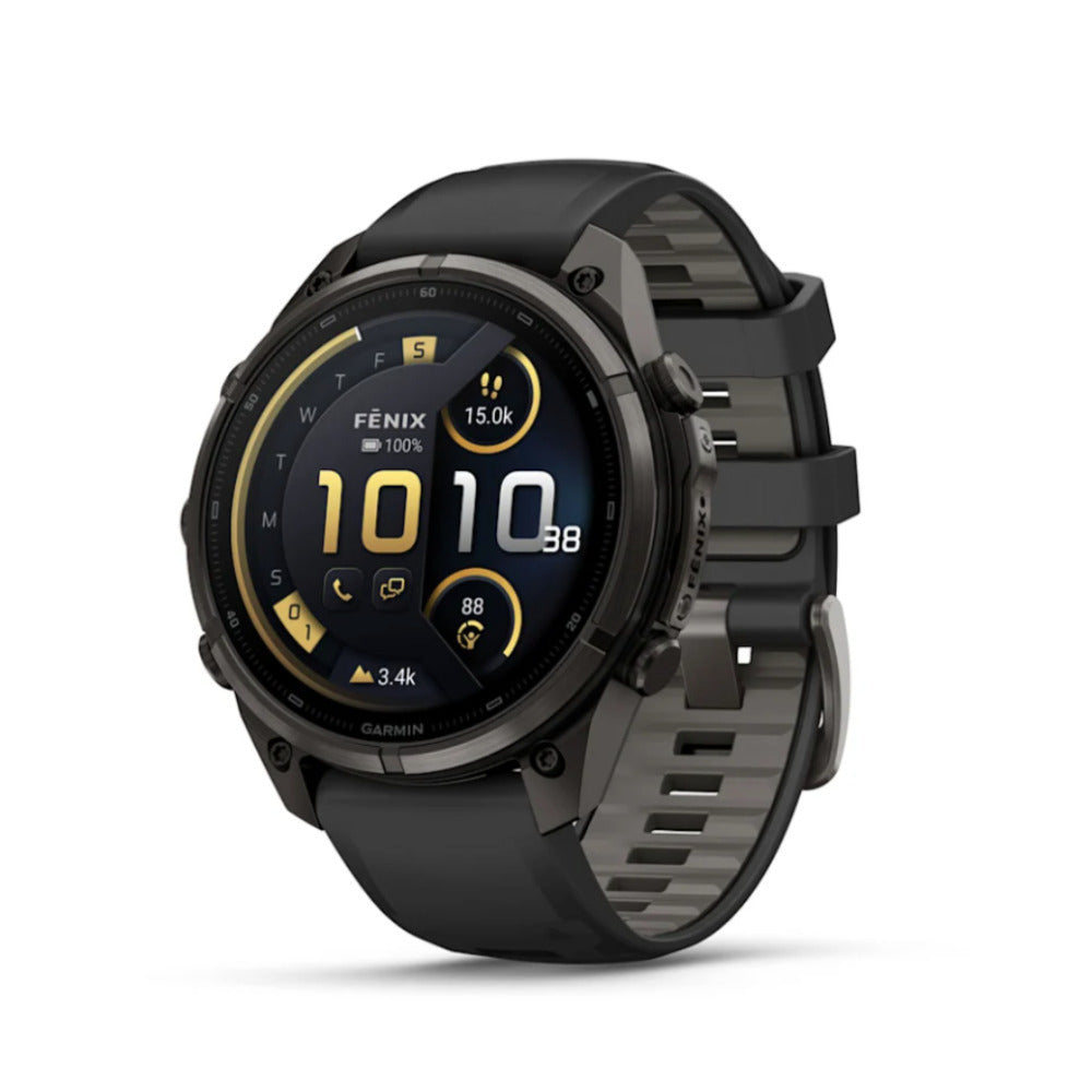 Garmin fenix 9 Pro AMOLED GPS 47mm Smartwatch with inReach Connectivity (Carbon Gray DLC Titanium)