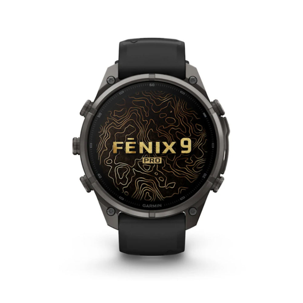 Garmin fenix 9 Pro AMOLED GPS 47mm Smartwatch with inReach Connectivity (Carbon Gray DLC Titanium)