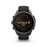 Garmin fenix 9 Pro AMOLED GPS 47mm Smartwatch with inReach Connectivity (Carbon Gray DLC Titanium)