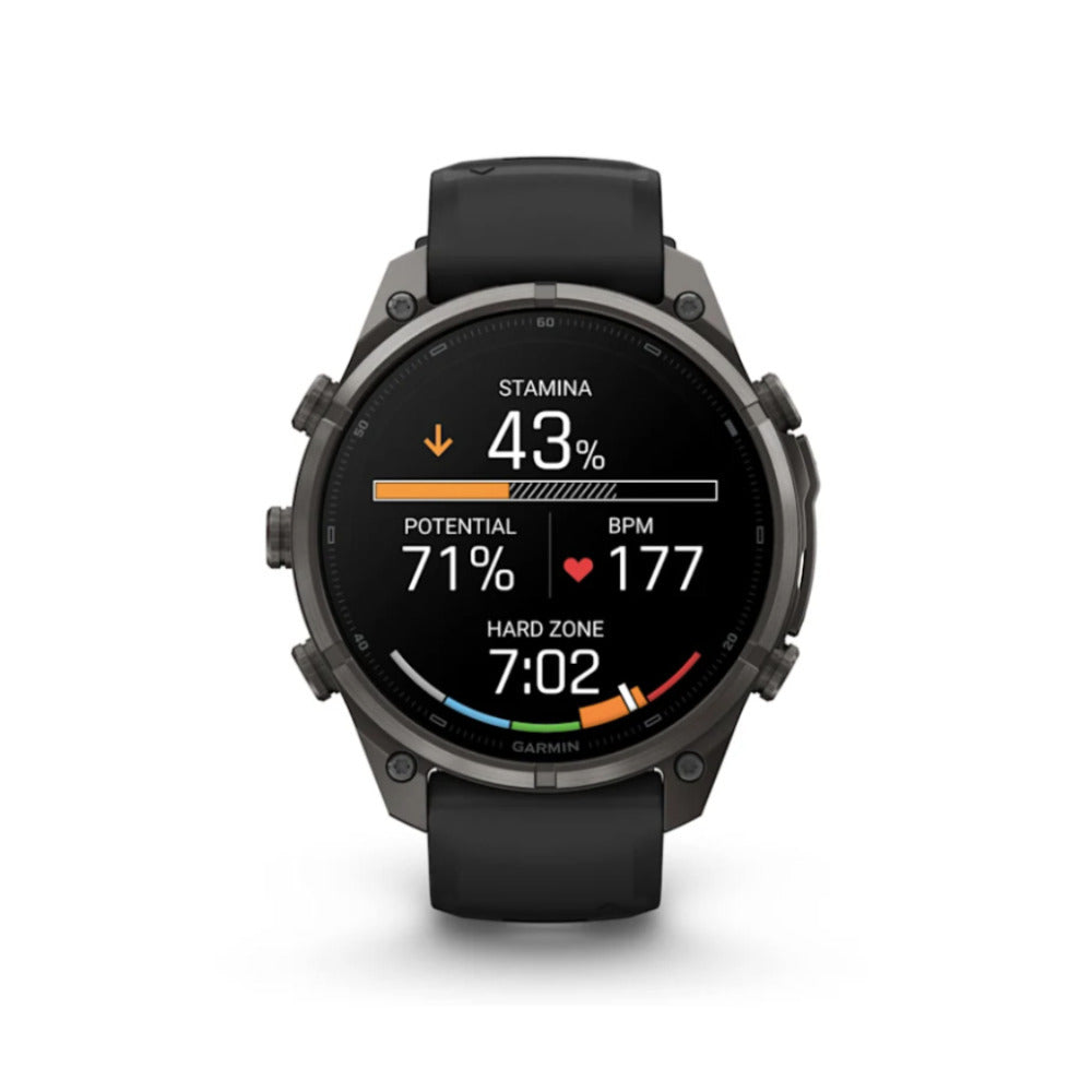 Garmin fenix 9 Pro AMOLED GPS 47mm Smartwatch with inReach Connectivity (Carbon Gray DLC Titanium)