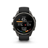 Garmin fenix 9 Pro AMOLED GPS 47mm Smartwatch with inReach Connectivity (Carbon Gray DLC Titanium)