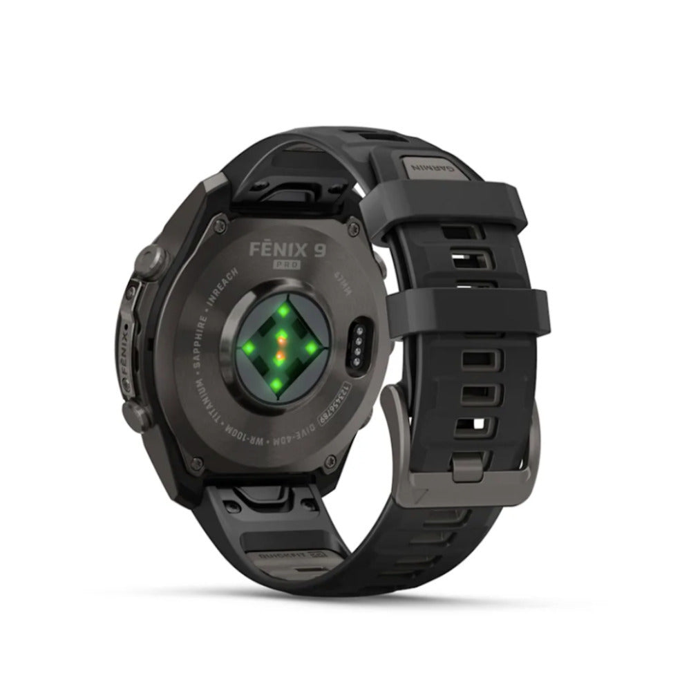 Garmin fenix 9 Pro AMOLED GPS 47mm Smartwatch with inReach Connectivity (Carbon Gray DLC Titanium)