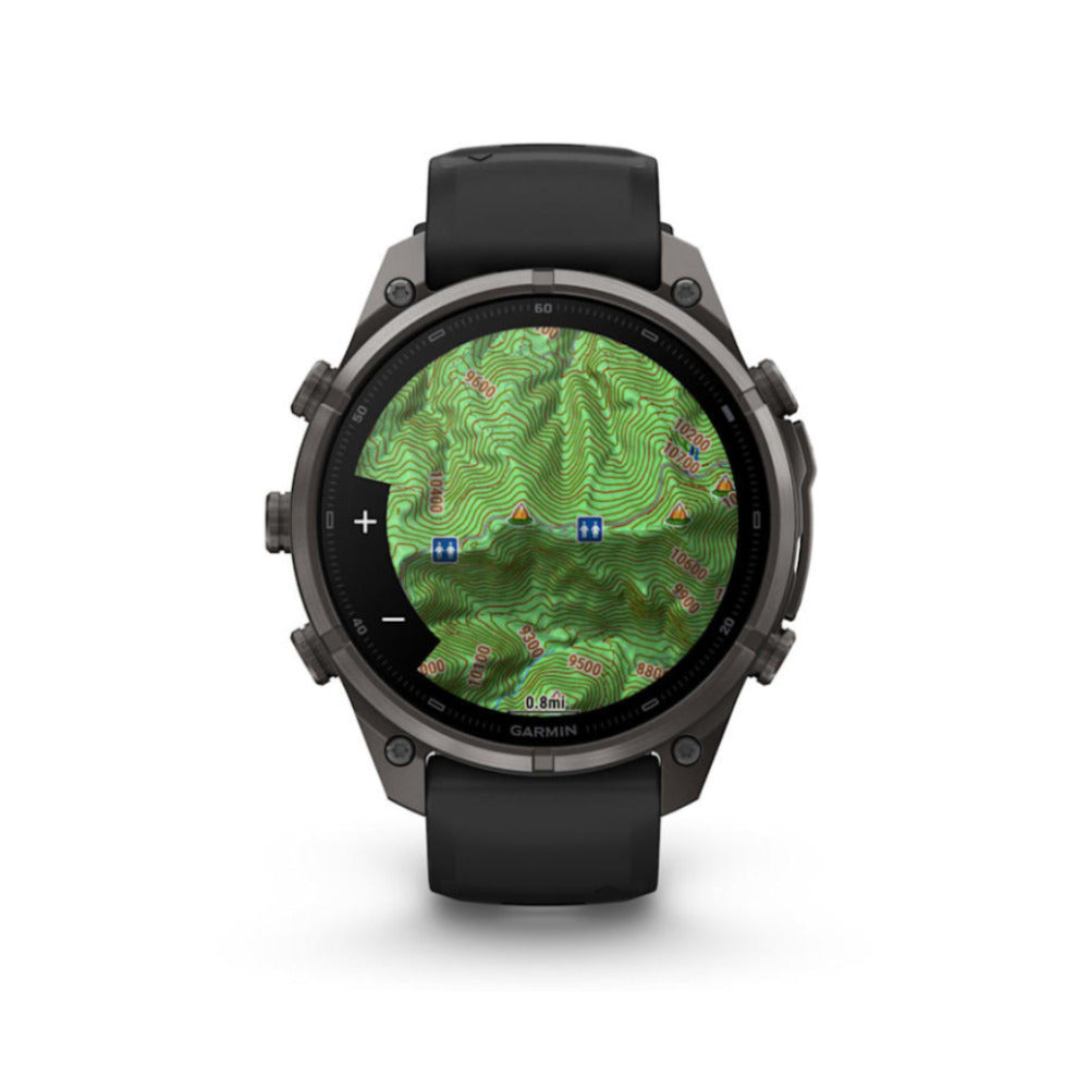 Garmin fenix 9 Pro AMOLED GPS 47mm Smartwatch with inReach Connectivity (Carbon Gray DLC Titanium)