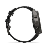Garmin fenix 9 Pro AMOLED GPS 47mm Smartwatch (Carbon Gray DLC Titanium/Pebble Gray Band)