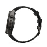 Garmin fenix 9 Pro AMOLED GPS 47mm Smartwatch (Carbon Gray DLC Titanium/Pebble Gray Band)