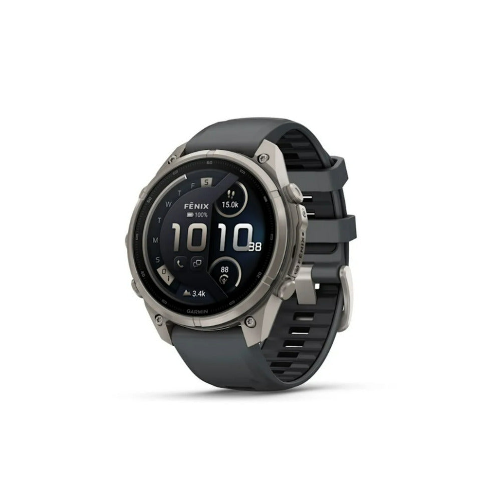 Garmin fenix 9 Pro 47mm AMOLED GPS Smartwatch (Titanium/ Graphite Black)