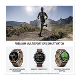 Garmin fenix 9 Pro 47mm AMOLED GPS Smartwatch (Titanium/ Walnut Leather)