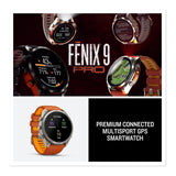 Garmin fenix 9 Pro 51mm AMOLED Smartwatch (Carbon Gray DLC Titanium with Black)