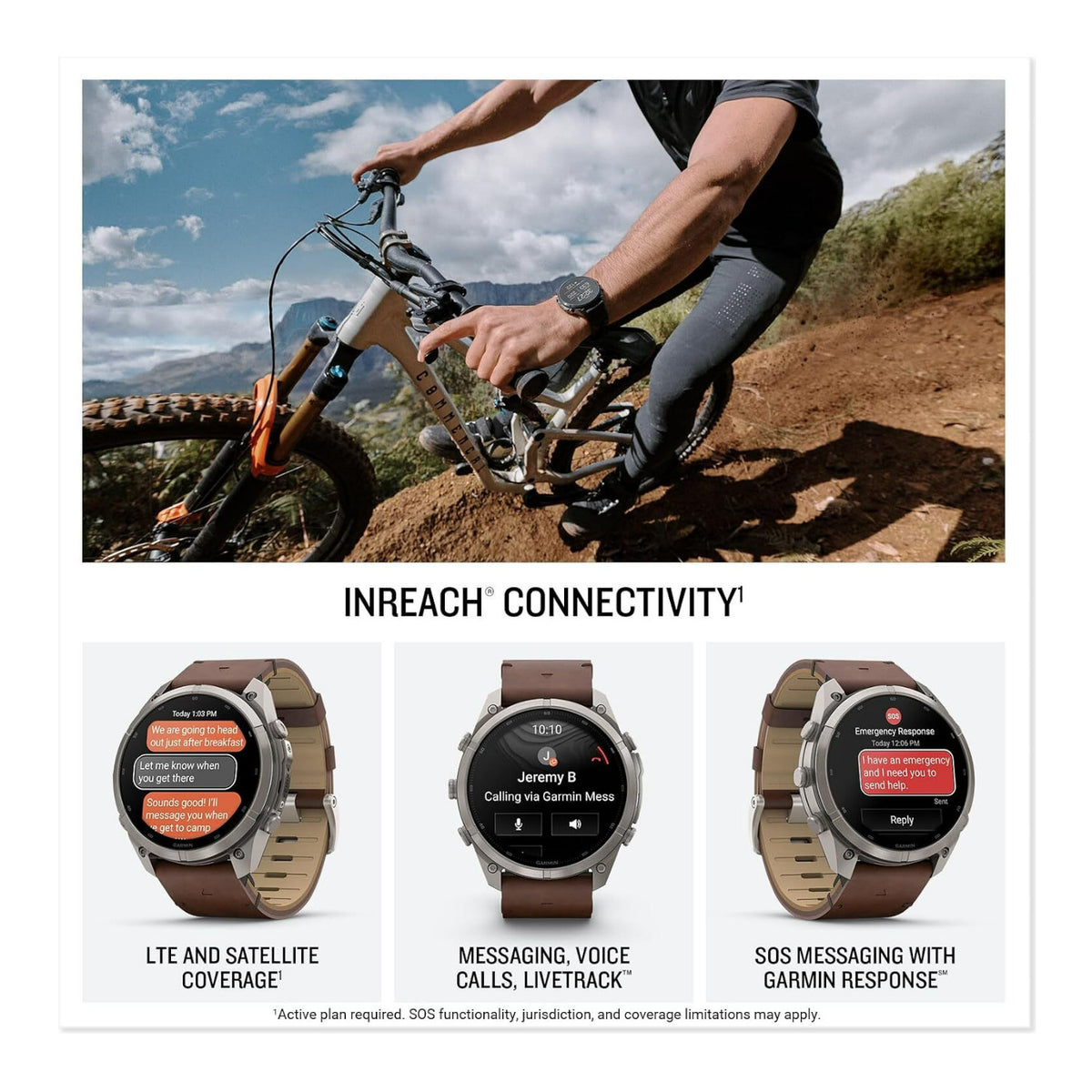 Garmin fenix 9 Pro 51mm AMOLED GPS Smartwatch (Titanium/ Walnut Leather)