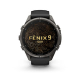 Garmin fenix 9 Pro AMOLED GPS 43mm Smartwatch with inReach Connectivity (Carbon Gray DLC Titanium)