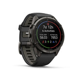 Garmin fenix 9 Pro AMOLED GPS 43mm Smartwatch with inReach Connectivity (Carbon Gray DLC Titanium)