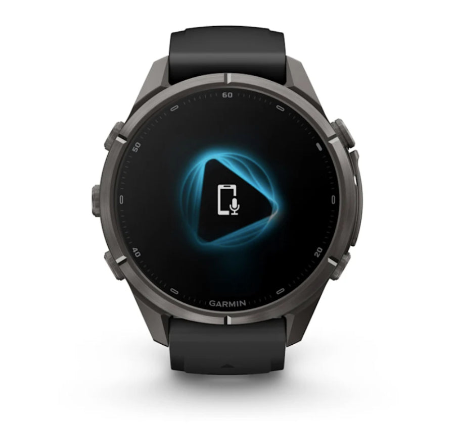 Garmin fenix 9 Pro AMOLED GPS 43mm Smartwatch with inReach Connectivity (Carbon Gray DLC Titanium)