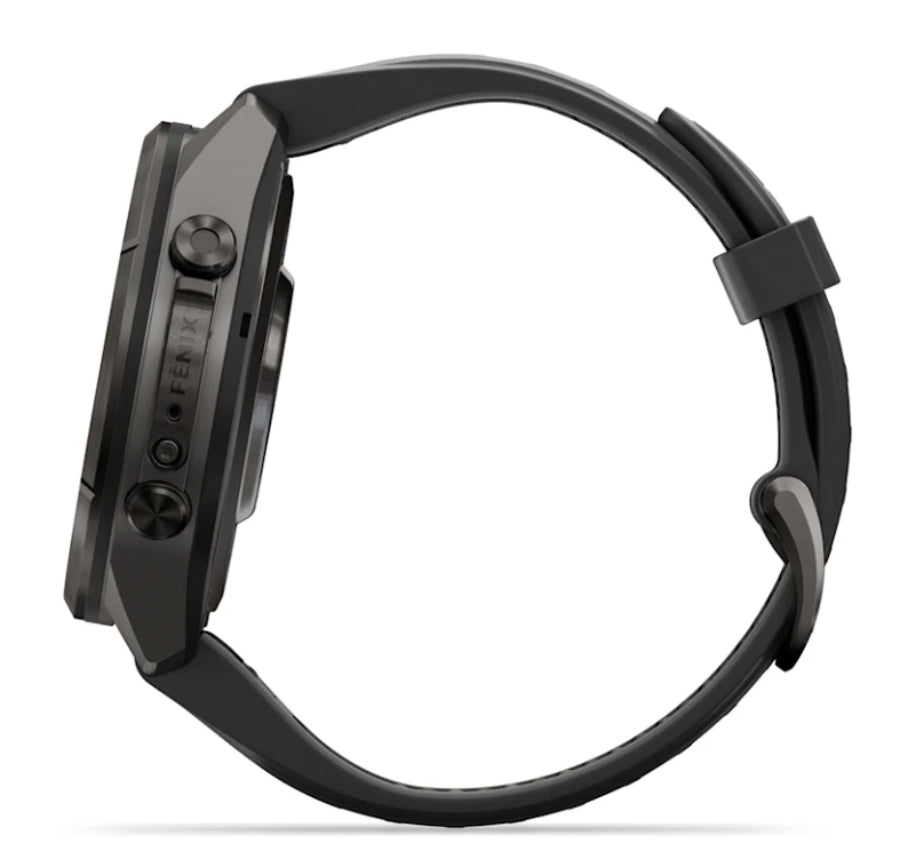 Garmin fenix 9 Pro AMOLED GPS 43mm Smartwatch with inReach Connectivity (Carbon Gray DLC Titanium)