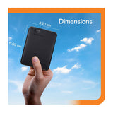 Western Digital WD Elements 6TB Portable External Hard Drive with USB-A cable
