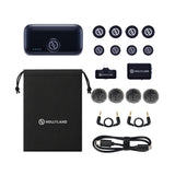 Hollyland LARK M3 Combo Wireless Microphone System with 4 Transmitters and 2 Receivers (Space Gray)