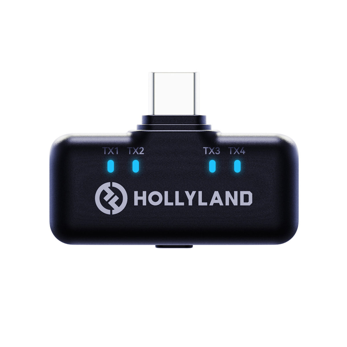Hollyland LARK M3 Combo Wireless Microphone System with 4 Transmitters and 2 Receivers (Space Gray)