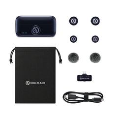 Hollyland LARK M3 Combo Wireless Microphone for Camera and Mobile (2 TX, 1 RX)
