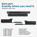 Brydge ProDock Trio TB5 Triple Display Vertical Dock for MacBook Pro 16 Inch