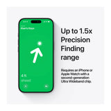 Apple AirTag (2nd Generation) Bluetooth Item Tracker, Precision Finding and NFC