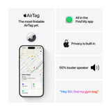 Apple AirTag (2nd Generation) Bluetooth Item Tracker, Precision Finding and NFC