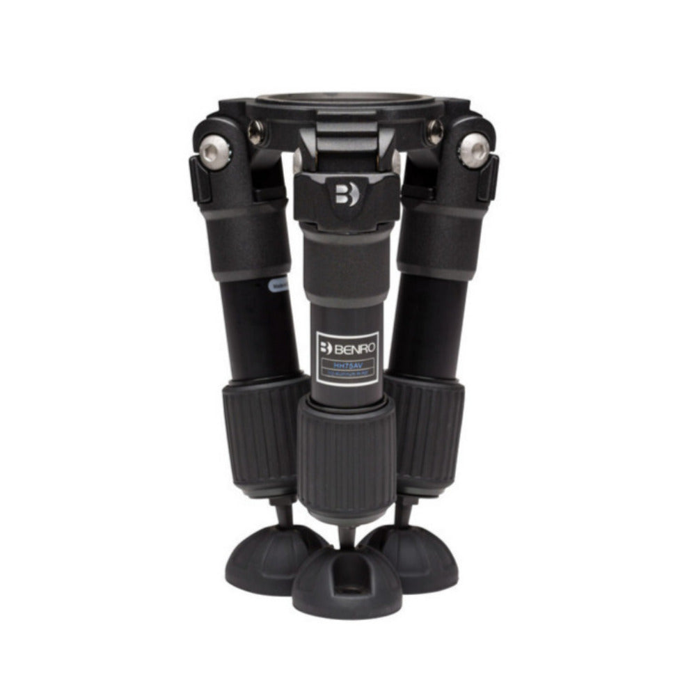 Benro HH75AV 75mm Bowl Hi-Hat Video Support with Adjustable Aluminum Telescoping Legs and Bowl Mount