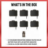Wildgame Innovations 3000mAh SOLPAK Solar Battery Bundle