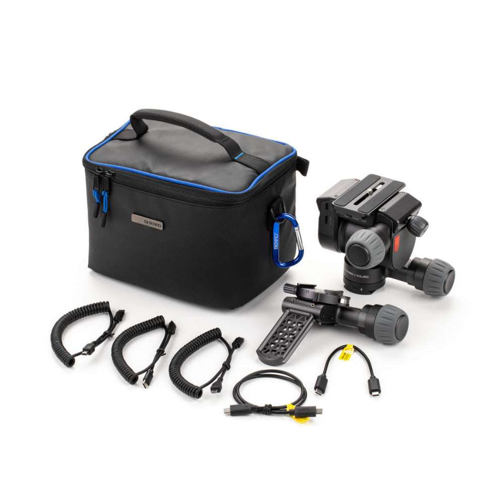 Benro Polaris Astro Water-resistant Smart Tripod Head with 15 lb Payload and Motorized Movement