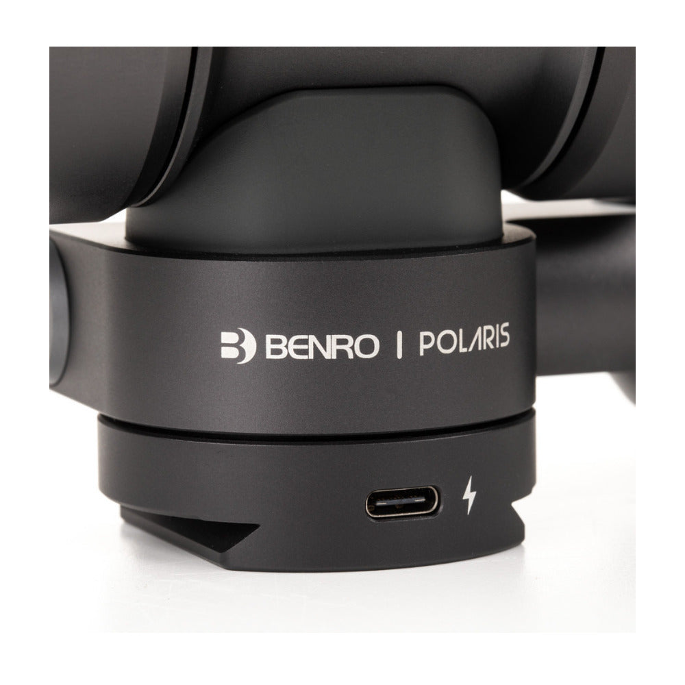 Benro Polaris Astro Water-resistant Smart Tripod Head with 15 lb Payload and Motorized Movement