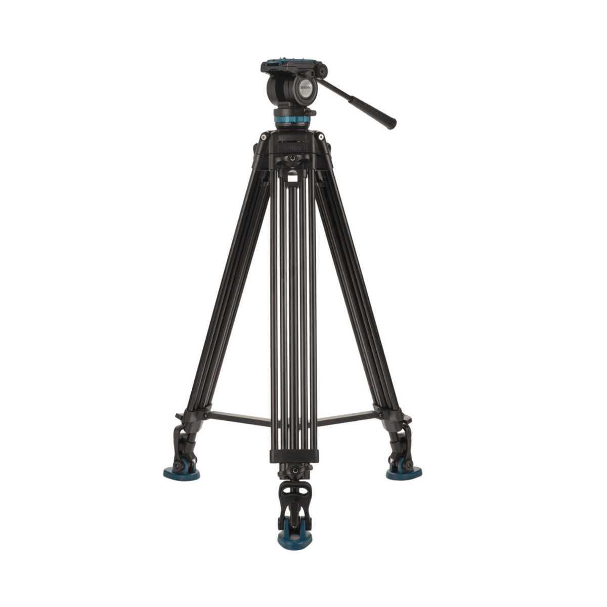 Benro KH26PC 72.6-inch Video Camera Tripod Kit with Head, QR15C Plate and Dual-stage Aluminum Legs