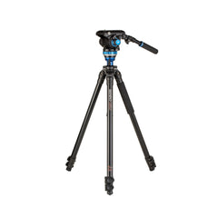 Benro A2573F Aluminum Video Camera Tripod with S6Pro Fluid Video Head and 70.86-inch Height