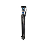 Benro A2573F Aluminum Video Camera Tripod with S6Pro Fluid Video Head and 70.86-inch Height