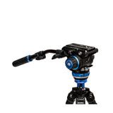 Benro A2573F Aluminum Video Camera Tripod with S6Pro Fluid Video Head and 70.86-inch Height