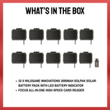Wildgame Innovations 3000mAh SOLPAK Solar Battery Bundle