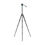 Benro Aero 2 PRO Aluminum Video Camera Tripod with S2PRO Head, Flip Locks and 64.96-inch Height