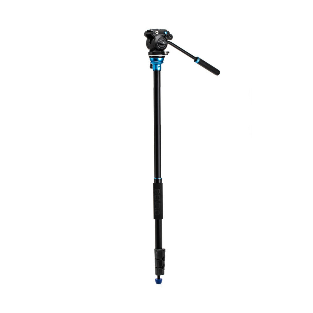 Benro Aero 2 PRO Aluminum Video Camera Tripod with S2PRO Head, Flip Locks and 64.96-inch Height