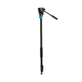 Benro Aero 2 PRO Aluminum Video Camera Tripod with S2PRO Head, Flip Locks and 64.96-inch Height