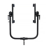 Nanlux Evoke 5000B Dual Head Yoke (Black) for Two Fixtures, 360 Degree Tilt
