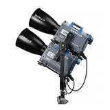 Nanlux Evoke 5000B Dual Head Yoke (Black) for Two Fixtures, 360 Degree Tilt