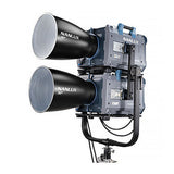 Nanlux Evoke 5000B Dual Head Yoke (Black) for Two Fixtures, 360 Degree Tilt