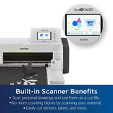 Brother ScanNCut SDX85C Electronic DIY Cutting Machine with Scanner (Charcoal)