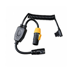 NANLUX CB-AC-DT-EVS AC Neutrik and D-Tap Dual-Power Supply Cable for Evoke 150C with 4.5m AC Cable