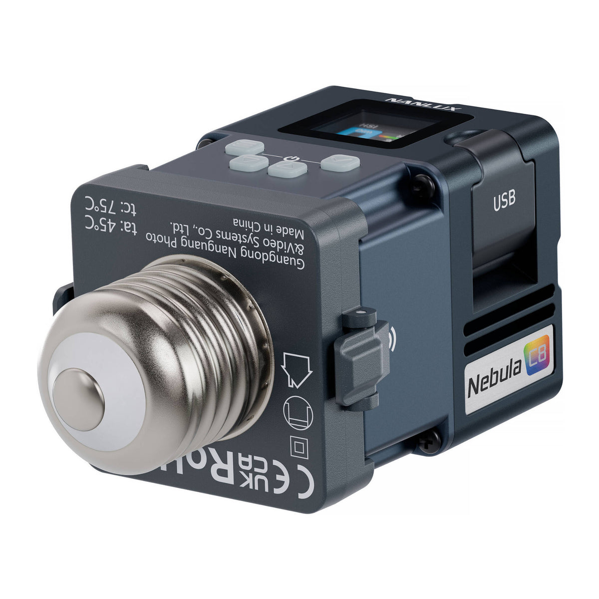 Nanlux AS-MSA-E27-EV5C Magnetic E27 Socket Adapter for Evoke 5C LED Spotlight