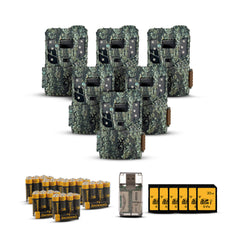 Browning Pro Scout Max Extreme HD Cellular Trail Camera (6-Pack) Bundle with Accessories