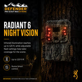 Browning Pro Scout Max Extreme HD Cellular Trail Camera (6-Pack) Bundle with Accessories