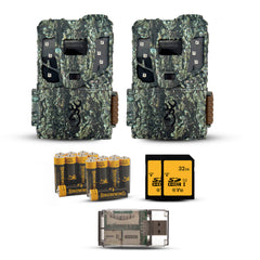 Browning Pro Scout Max Extreme HD Cellular Trail Camera (2-Pack) Bundle with Accessories