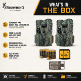Browning Pro Scout Max Extreme HD Cellular Trail Camera (2-Pack) Bundle with Accessories